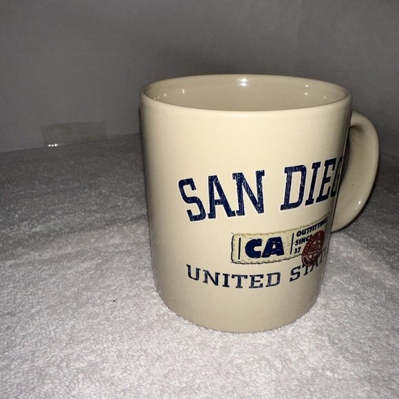 Collectable San Diego Coffee Mug/Cup Limited Edition Brand Clothing CA USA large - Picture 5 of 11